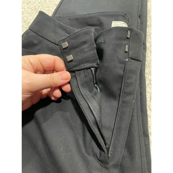 Dana Buchman Womens Size 14 Wide Leg Flat Front Trouser Pants Black 400331582372 - Picture 6 of 10